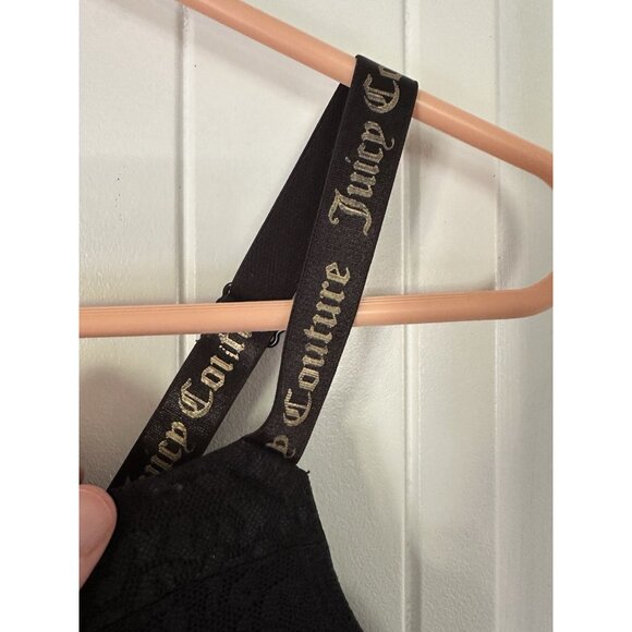 Juicy Couture Black Lace Bodysuit with Push-up Cups Size Medium - Picture 2 of 7